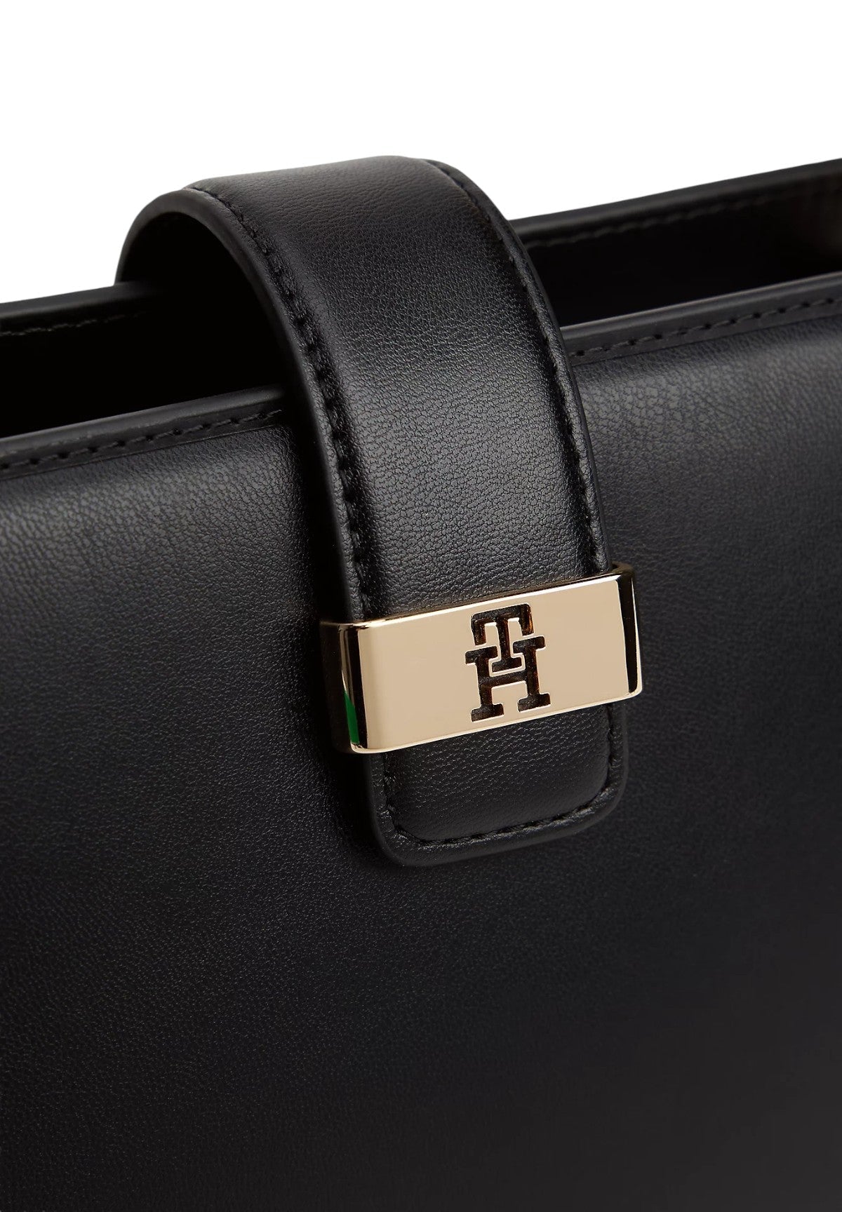 Tommy Hilfiger TH Heritage Mini Satchel – Borsa Donna Nera con Tracolla