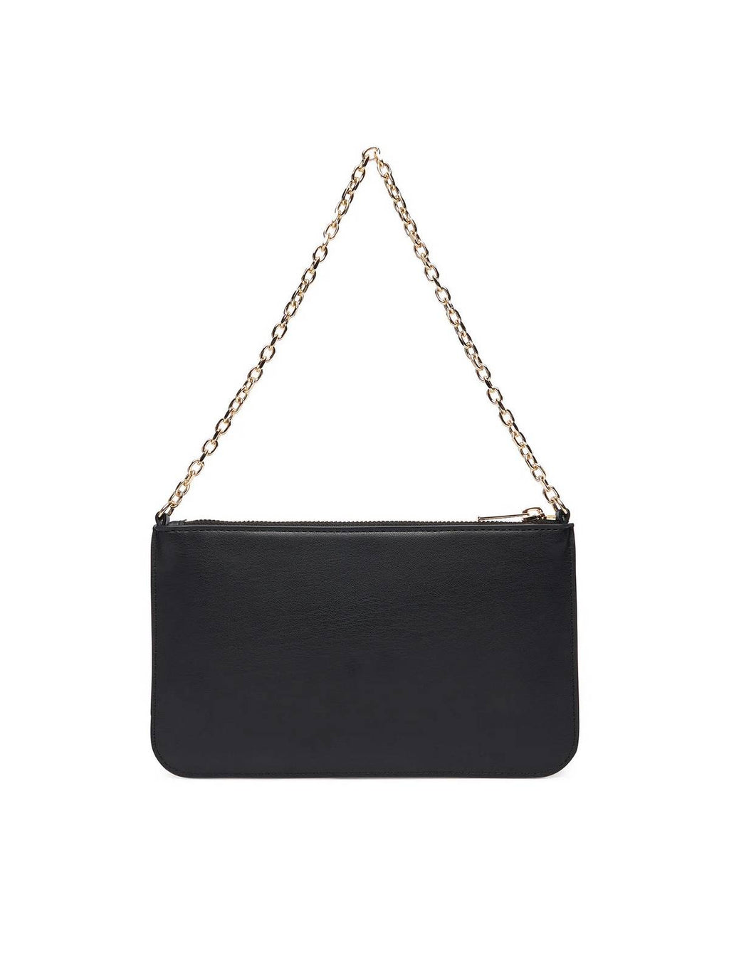 Tommy Hilfiger TH Icon Chain – Pochette Donna Nera con Catena Dorata