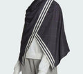 Foulard Adidas Originals Nero Unisex con Trifogli e 3 Strisce