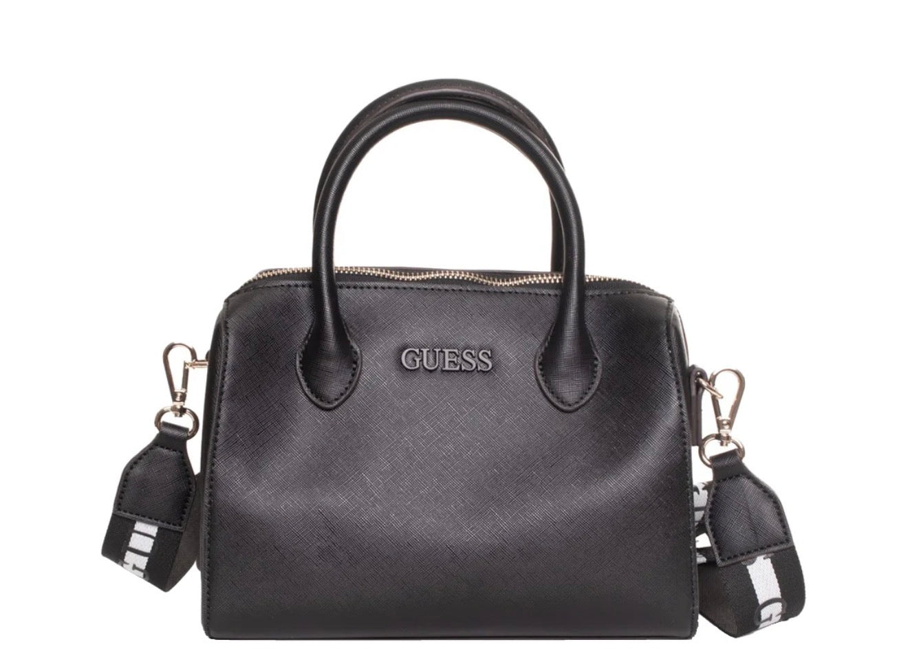 Borsa a Mano GUESS Nera con Tracolla