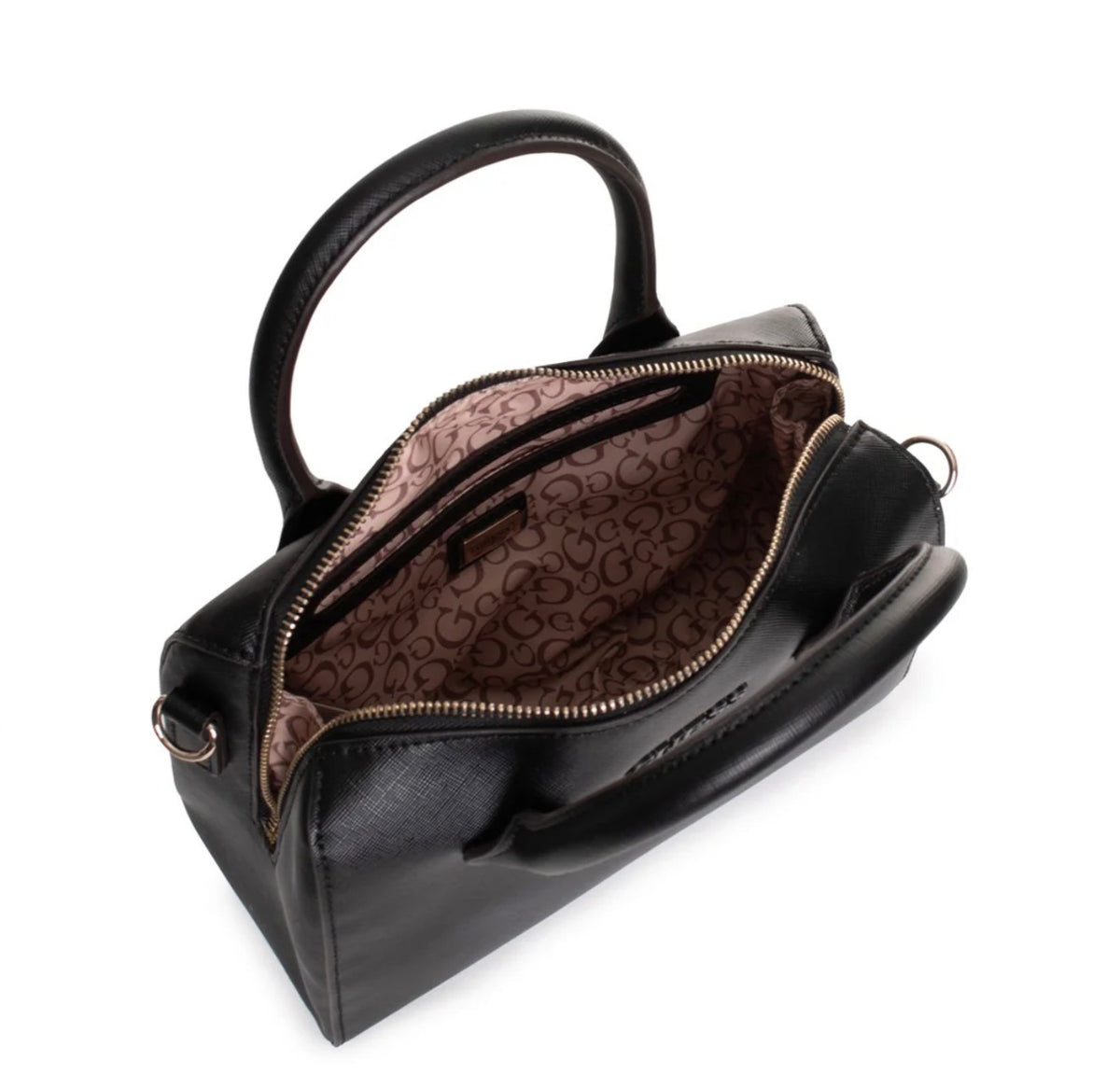 Borsa a Mano GUESS Nera con Tracolla
