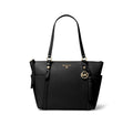 Borsa Michael Kors Shopper Nera con Logo e Nappina