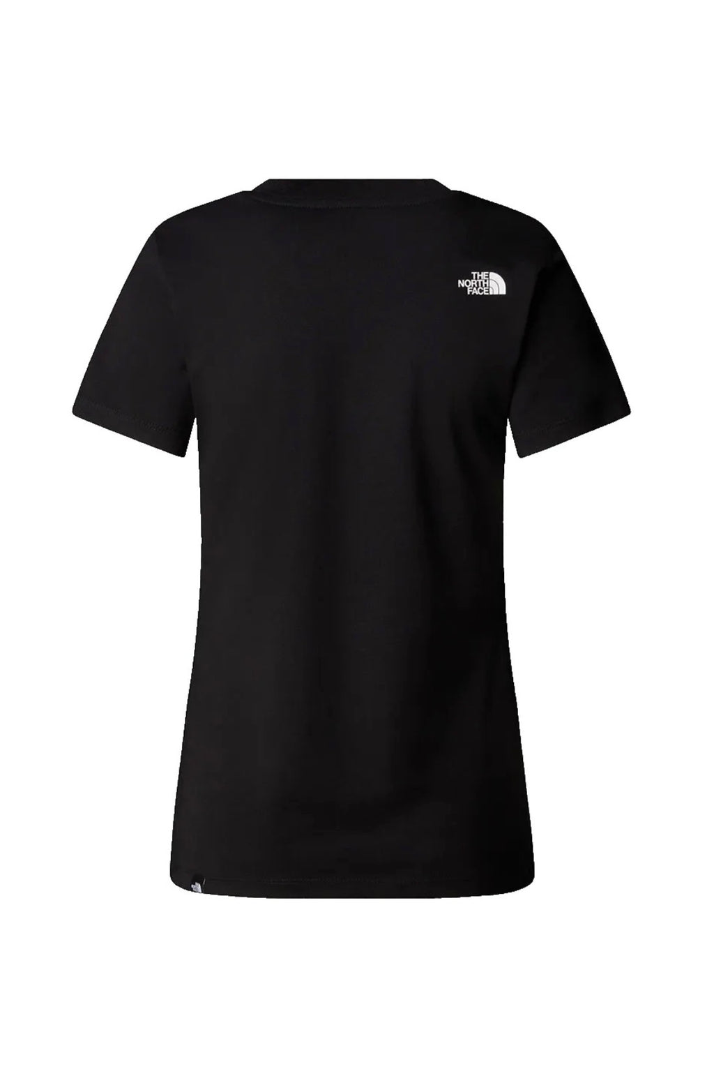 The North Face T-Shirt Donna Nera con Logo Bianco