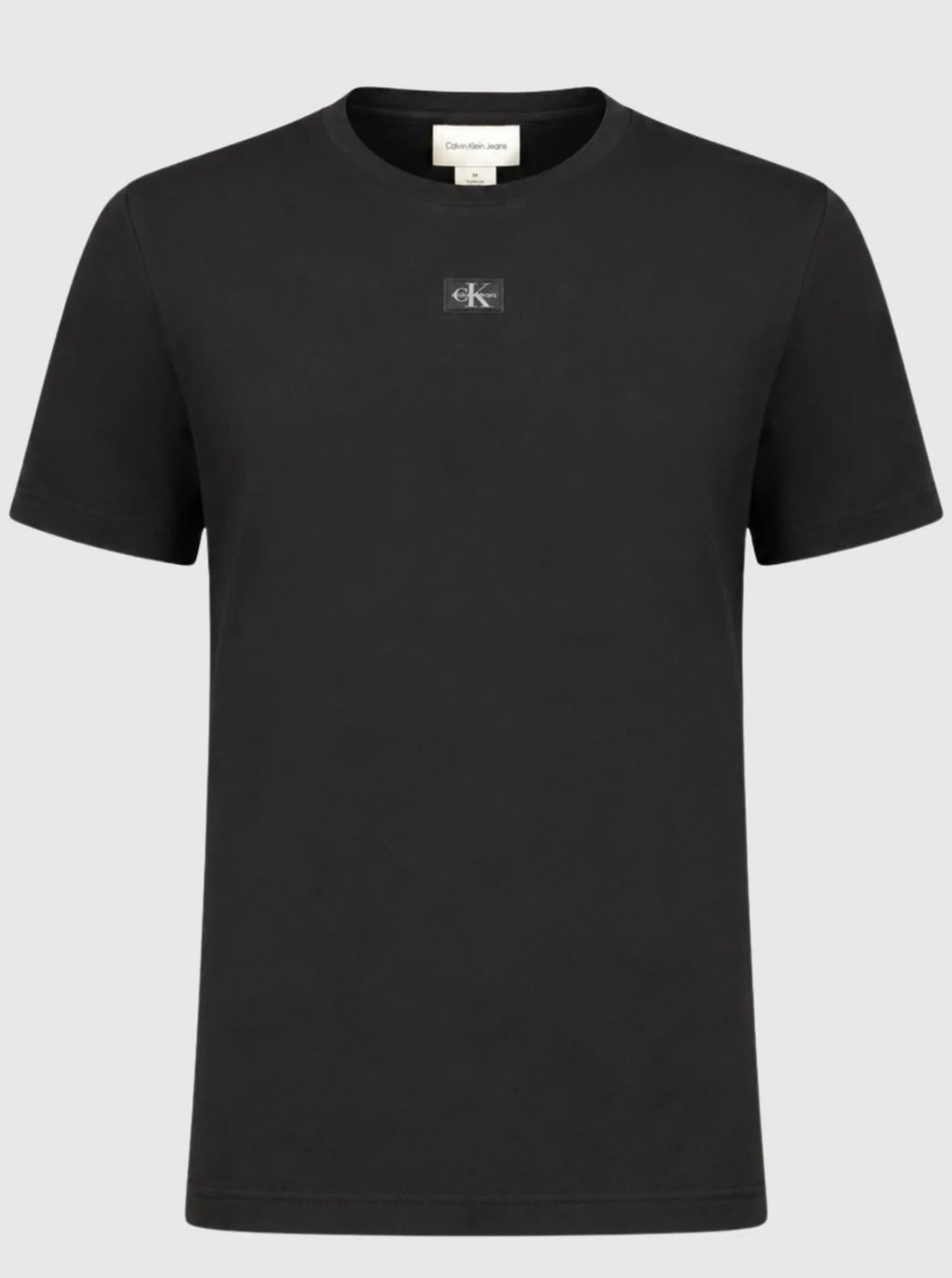 Calvin Klein Jeans T-Shirt Donna Nera con Logo CK