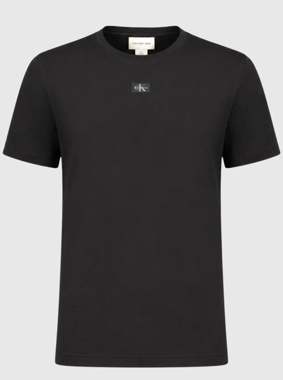 Calvin Klein Jeans T-Shirt Donna Nera con Logo CK