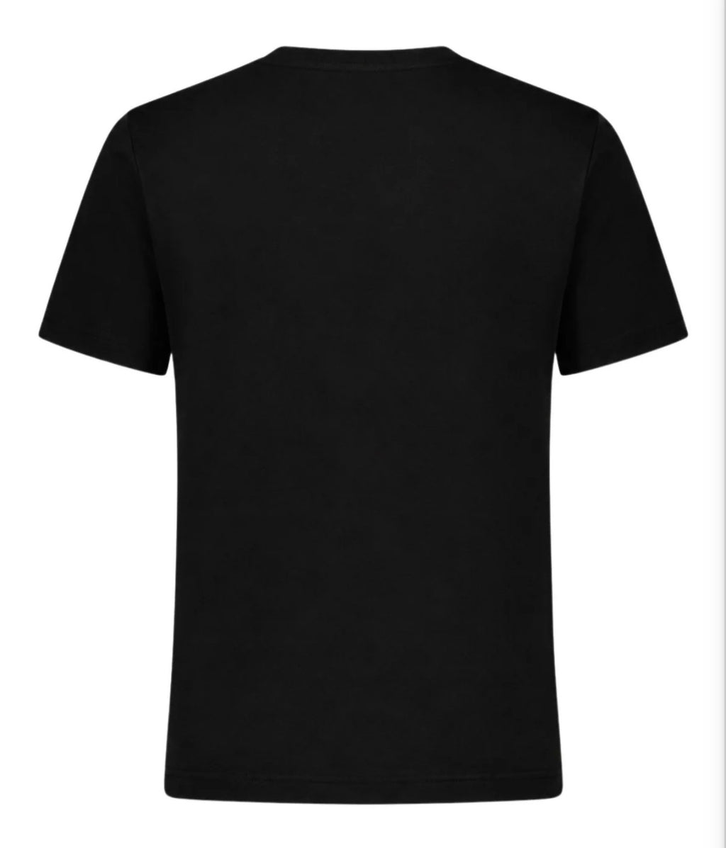Calvin Klein Jeans T-Shirt Donna Nera con Logo CK