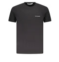 Trussardi T-Shirt Uomo Nera con Logo e Stampa Grafica sul Retro