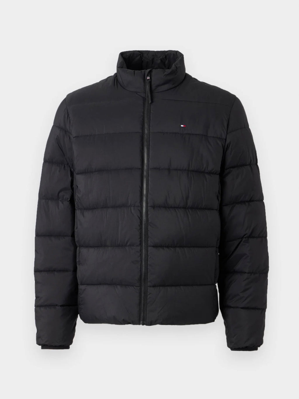 Tommy Hilfiger Piumino Uomo Nero Trapuntato con Logo