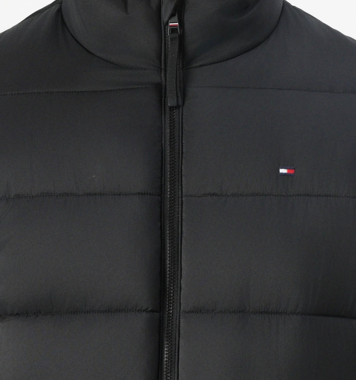 Tommy Hilfiger Piumino Uomo Nero Trapuntato con Logo