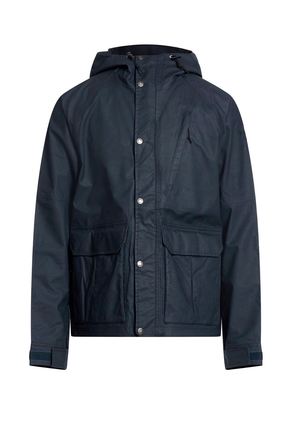 The North Face Giubbotto Uomo in Tessuto Tecnico con Cappuccio Blu Navy
