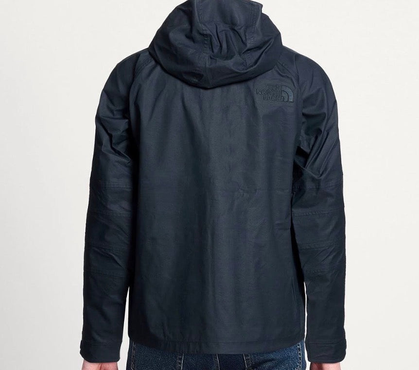 The North Face Giubbotto Uomo in Tessuto Tecnico con Cappuccio Blu Navy
