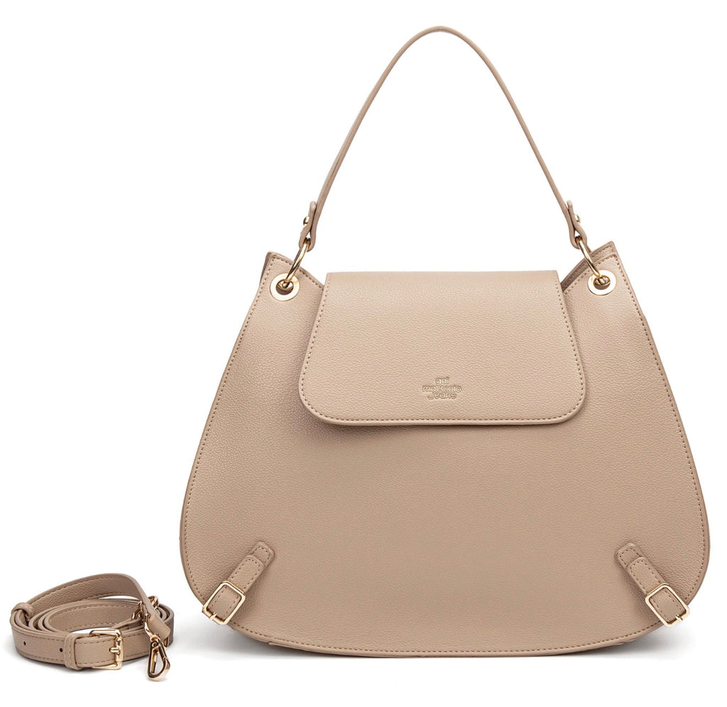 Gai Mattiolo Jeans Borsa Donna Beige a Spalla con Tracolla