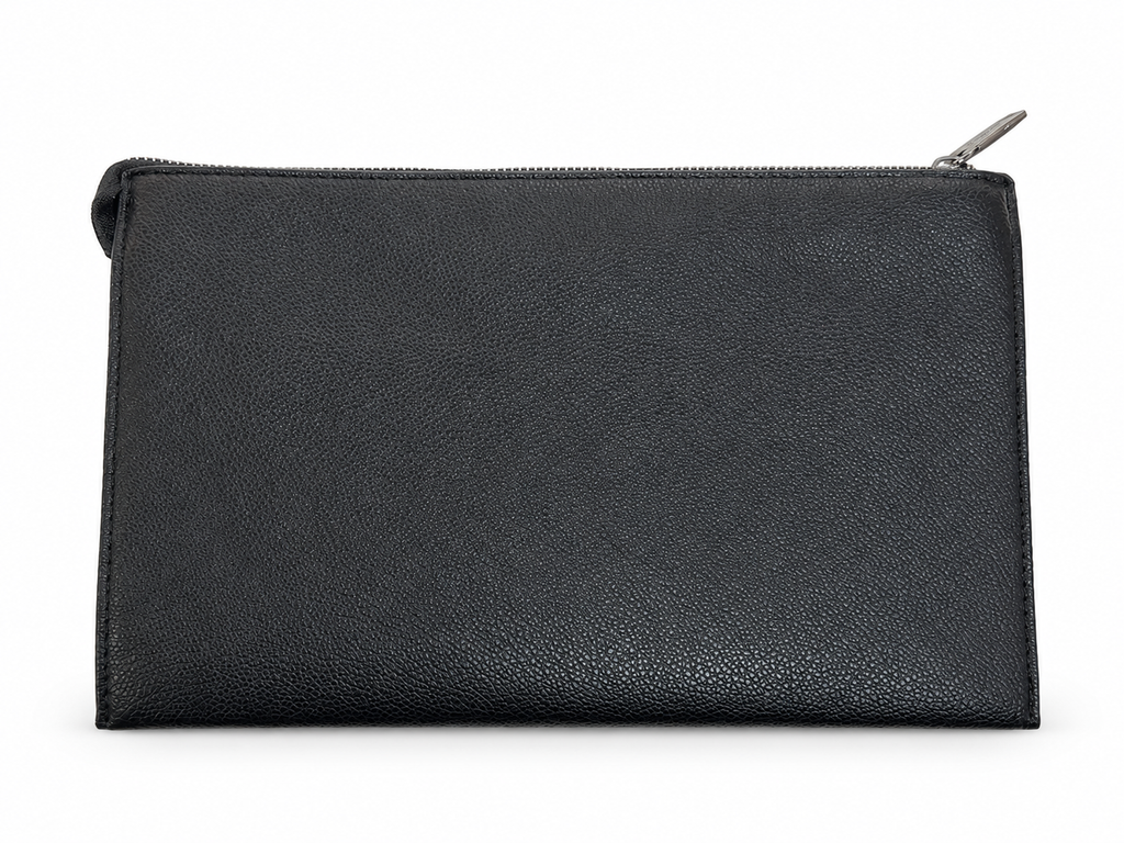 Pierre Cardin pochette uomo nera WX39 13, retro