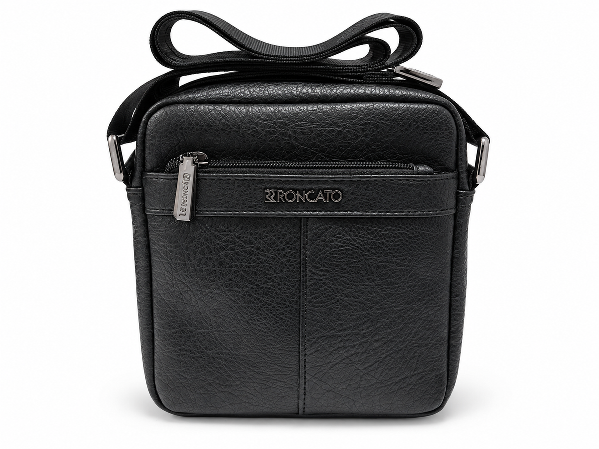 Borsello tracolla Roncato nero 46.68.602.NE - fronte