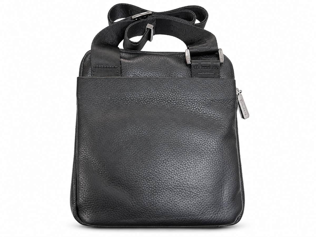 Borsello Roncato nero in vera pelle - retro